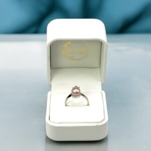 7 – 8 mm Lavender Pearl Star Shaped Ring:
