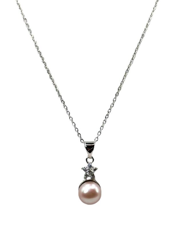7 – 8 mm Lavender Star Pendant Necklace