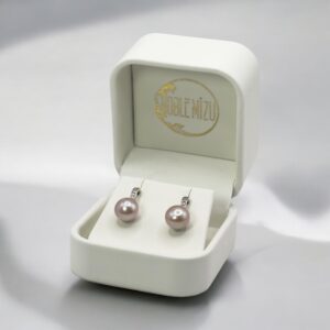 8 – 9 mm Lavender Pearl Stainless Hook Earrings