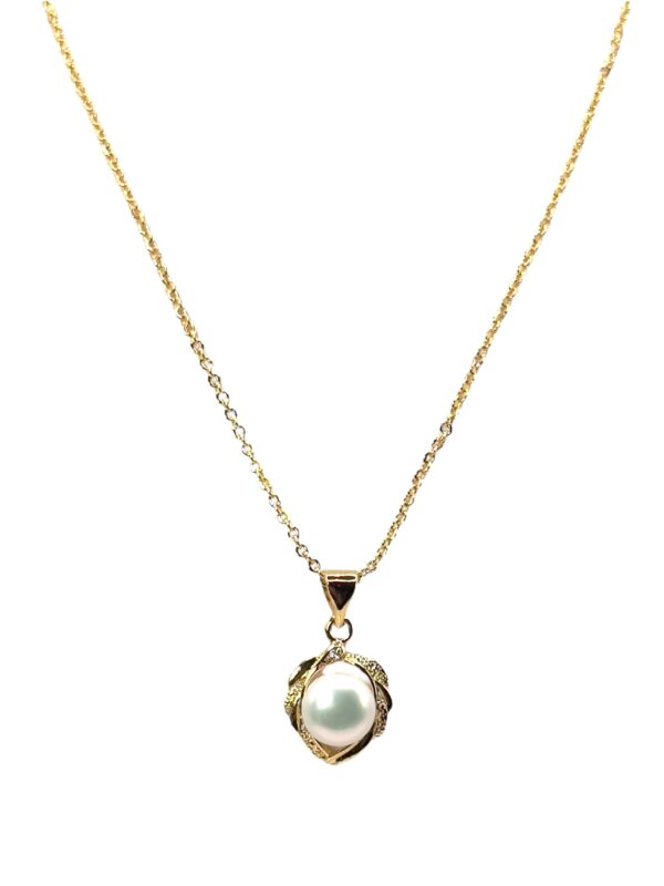 7 – 8 mm Cream Pearl Cluster Crystal Set