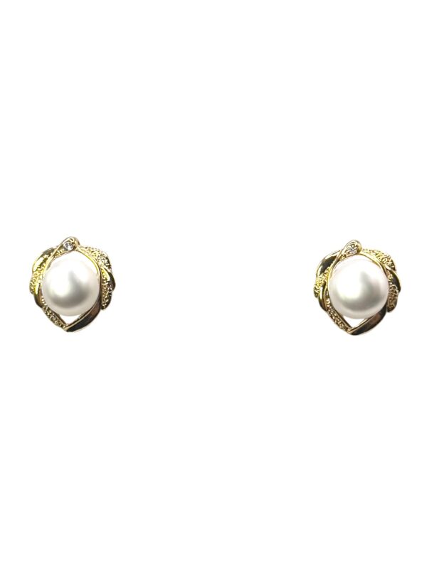 7 – 8 mm Cream Pearl Cluster Crystal Set